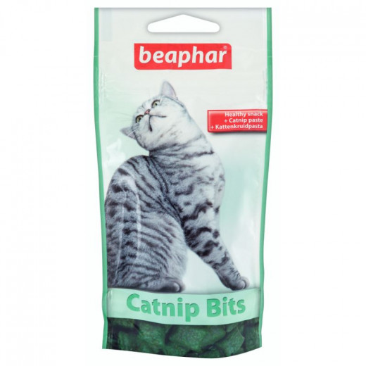Beaphar Catnip Bits Delicacy For Cats, 35 Gram