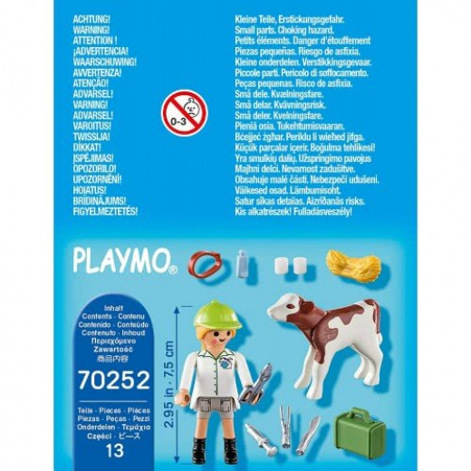 Playmobil Special Plus Vet With Calf