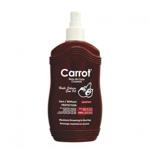 Carrot Sun Coconut Tanning Oil, 200 Ml
