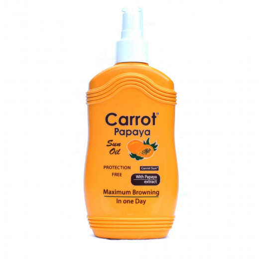 Carrot Sun Papaya Tanning Oil, 200 Ml
