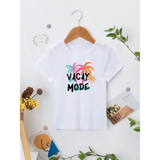Boys T-Shirt, Letter and Graphic Design