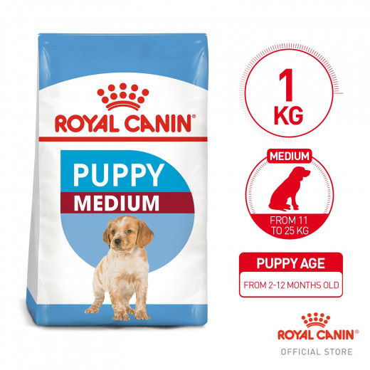 Royal Canin Puppy Dry Dog Food,Medium,1kg