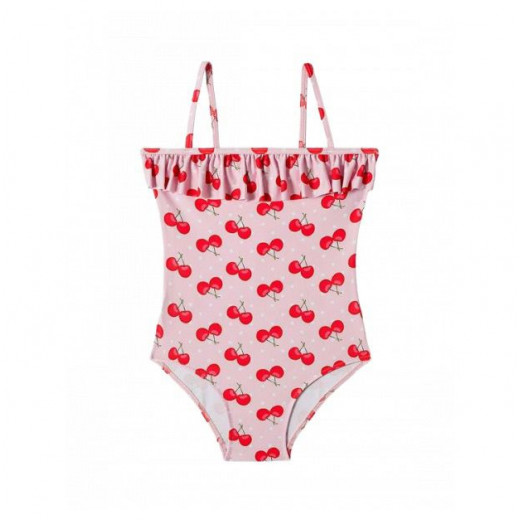 Slipstop Girls Swimsuit, Cherry Design