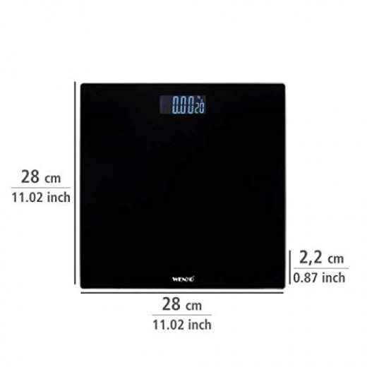 Wenko Bathroom Scale LCD Black