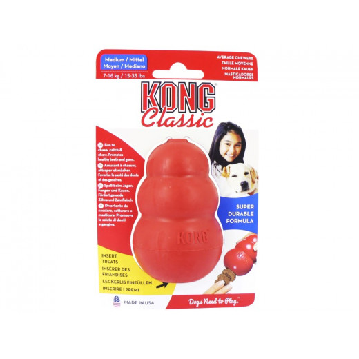 Kong Classic Dog Toy, Red Color, Medium