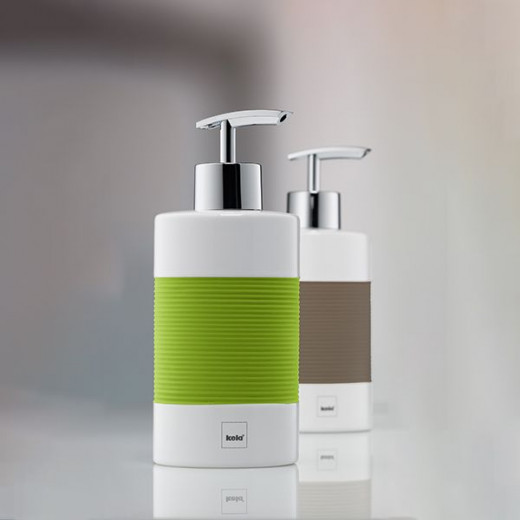Kela Liquid Soap Dispenser, Laletta Design, Green Color, 350 ml