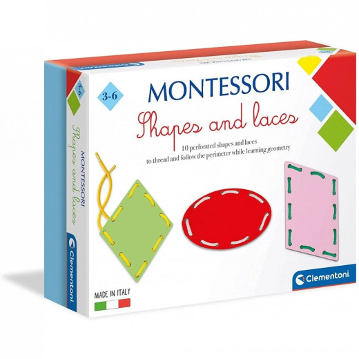 Clementoni Montessori Shapes And Laces