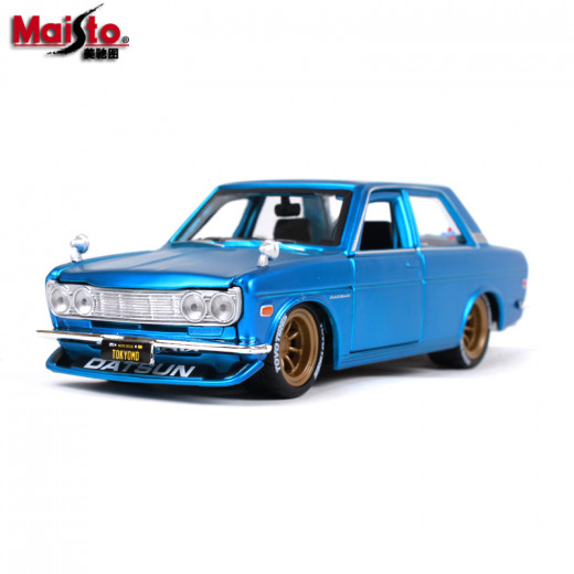 Maisto 1971 Datsun 510, Scale 1:24, Blue Color