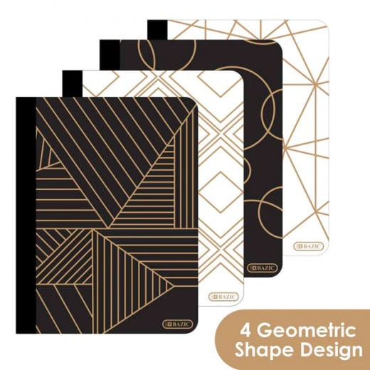 Bazic Composition Book Geometric, 80 Sheets