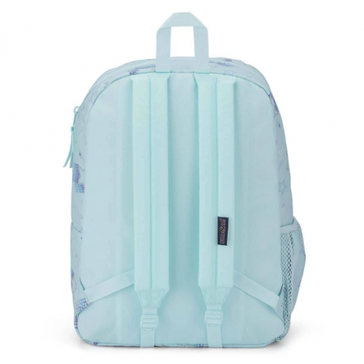 حقيبة ظهر كبيرة للطلاب، بتصميم سباركل ستارز, باللون الازرق الفاتح من جان سبورت