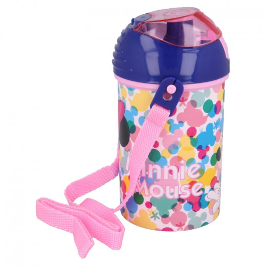 Stor Plastic Bottle With Security Cap, Minnie Mouse Design,  450 Ml