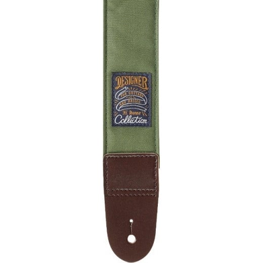 Ibanez Guitar Belt With Leather, Green Color