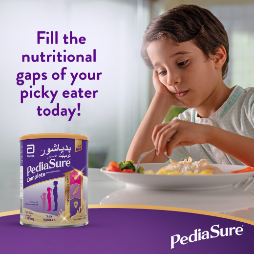 Pediasure Complete Nutrition Milk Powder 900gr, Vanilla + Free Gift