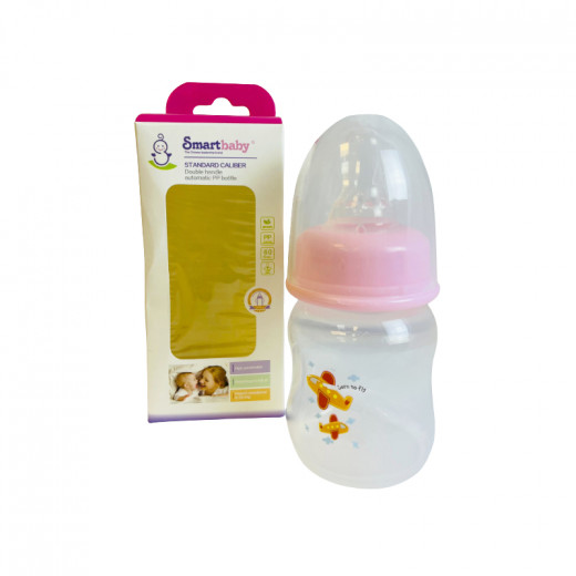 Smart Baby Feeding Bottle, Pink Color, 60 Ml