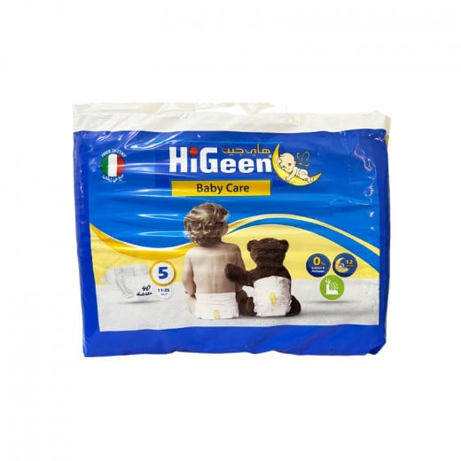 HiGeen Baby Care Diapers, Size 5, 40 Pieces
