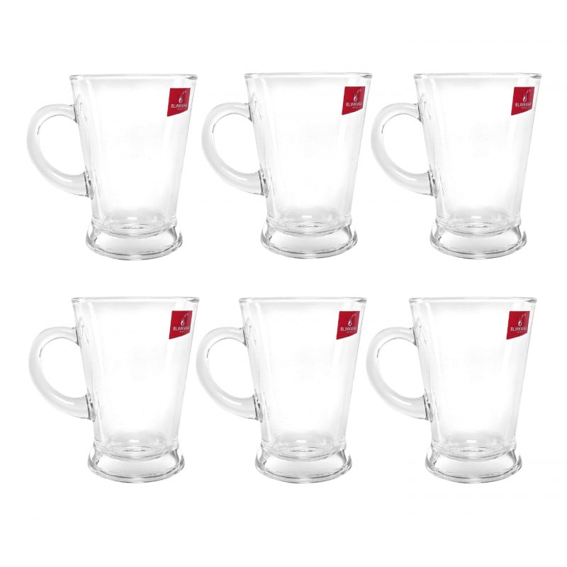 BlinkMax Glass Tea Cup, 180 Ml, 6 Pieces | Kitchen | Glassware & Drinkware | Coffee & Tea Cups