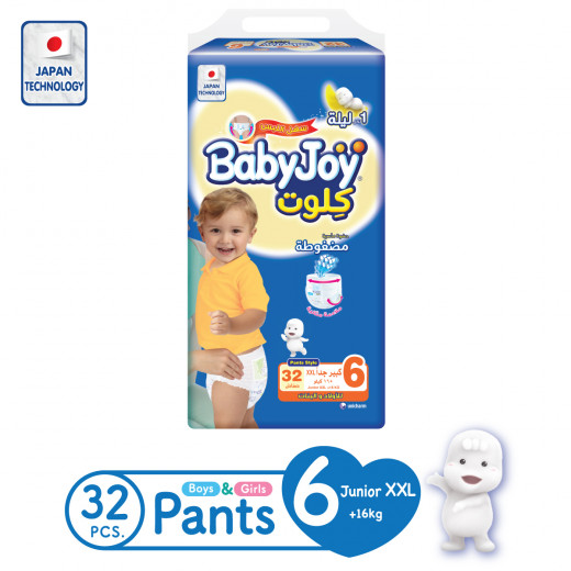 Baby Joy Pants XXL Size 6, 16+ kg, 32 Pieces