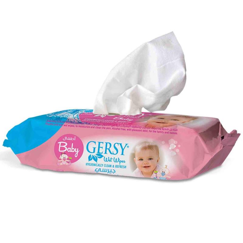 Gersy Wet Wipes Baby, 15 pcs | Baby | Diapering | Wipes