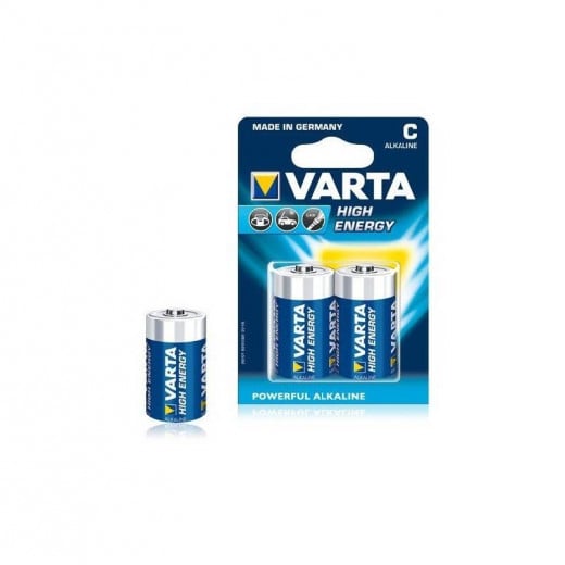 Varta High Energy C Cell 1.5v LR20 Alkaline Battery