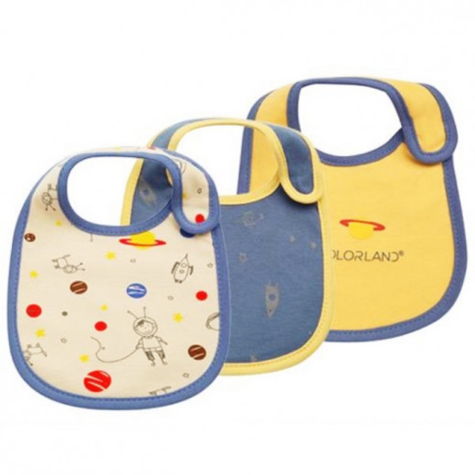 Colorland - (11) Baby Bibs 3 قطع In One Pack