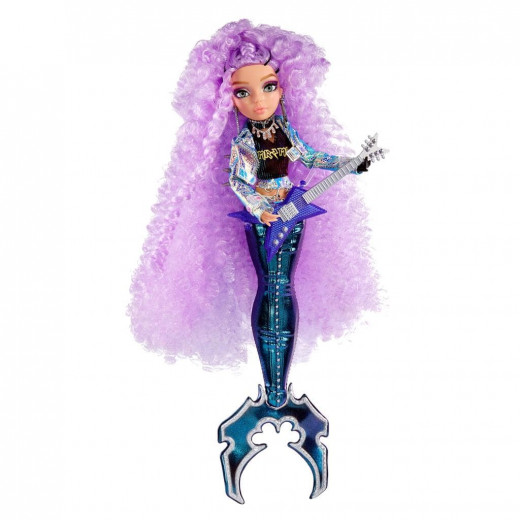 Mermaze Mermaids Core Fashion Doll, With Guitar, Purple Hair
