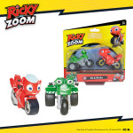 Ricky Zoom Core Racer DJ & Ricky, Red Color, Pack of 2