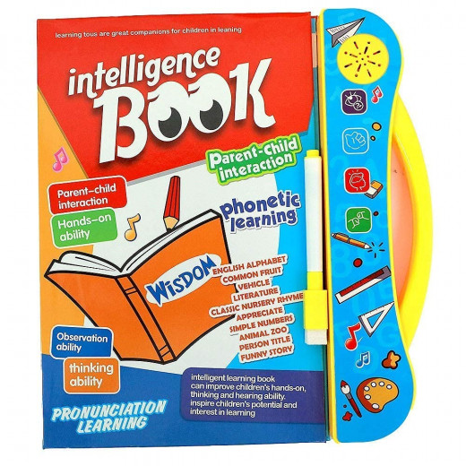 Intelligence Book Interactive Kids Book, 10 Pages