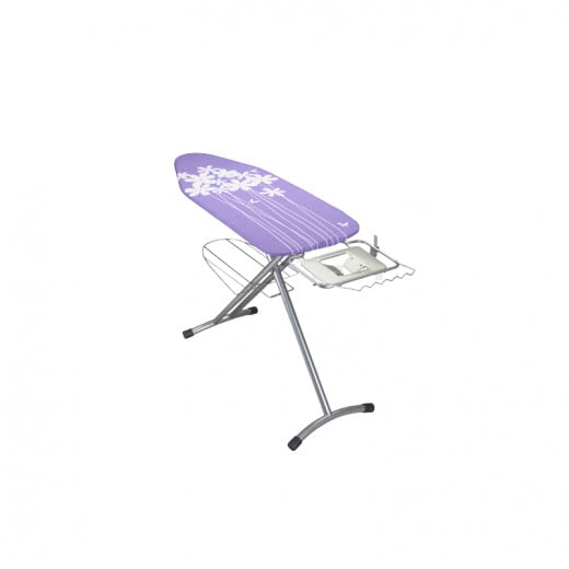 Metaltex Cotton Ironing Board Cover, Spring Garden, Purple Color, 35 X 50 Cm