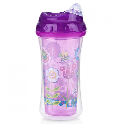 Nuby Insulated No-spill Clik-It Cool Sipper - 270 مل, Pink
