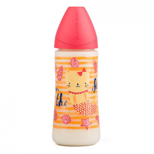 زجاجة رضاعة للأطفال فيزيولوجية, باللون الزهري, 360 مل من سوافينكس