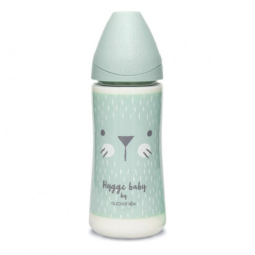 Suavinex Hygge Premium Whiskers Bottle, Green, 360 Ml
