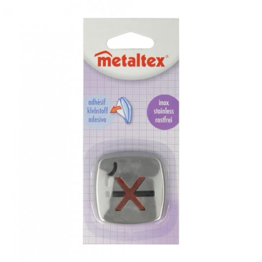 Metaltex Adhesive Sign "No Smoking", 5 X 5Cm