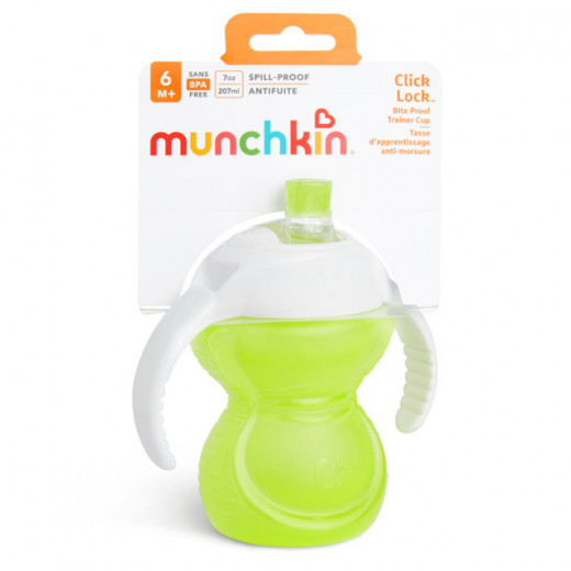 Munchkin Bite Proof Trainer Cup, 7oz, Green