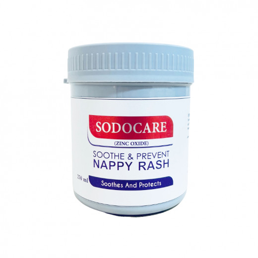 Sodocare zinc oxide Soothe & Prevent Nappy Rash, 250 Ml