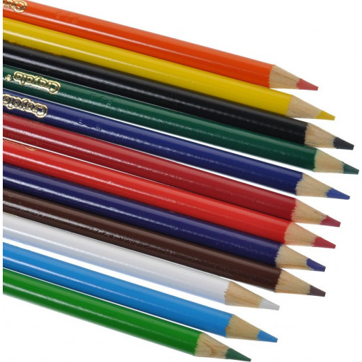 Crayola Long Colored Pencils, 12 Pencils