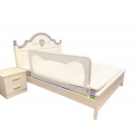 حاجز أمان لسرير الأطفال, باللون الأبيض, 150*65 سم من بيبي سيف