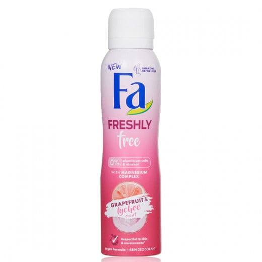 Fa Deodorant Spray With Grapefruit And Lychee Scent For Women - 150 Ml