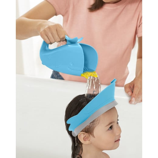 قبعة إستحمام لحماية الطفل, باللون الأزرق من سكيب هوب