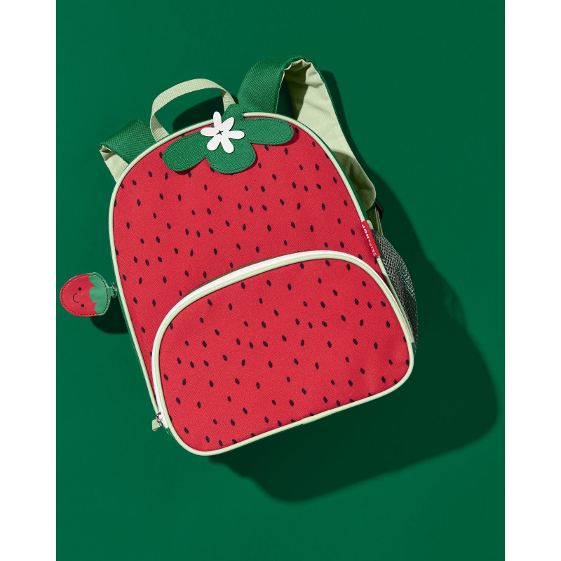 Strawberry Spark Style Stainless Steel Straw Bottle - Strawberry