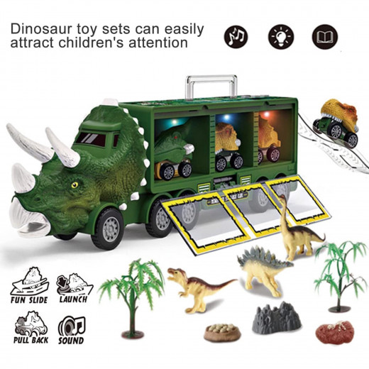 لعبة شاحنة نقل الدنياصورات