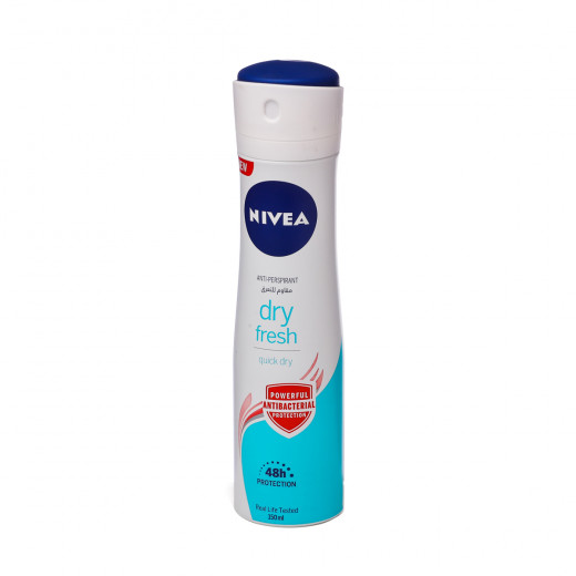 Nivea Dry Fresh Antiperspirant Antibacterial Spray Deodorant, 150ml