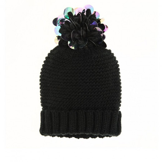 Cool Club Fleece Hat, Black Color