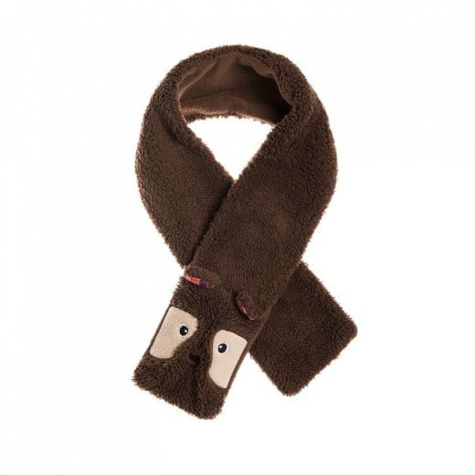 Cool Club Knitted Scarfe, One Size, Brown Color