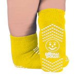 Solid Ribbed Baby Socks, Yellow Color, X Size Small