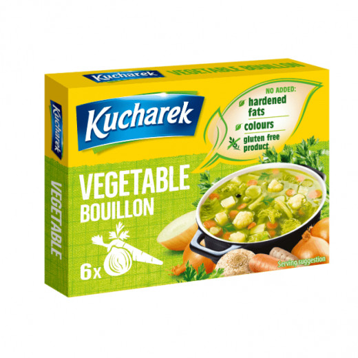 Kucharek Vegetable Bouillon, 60 Gram, 6 Pieces
