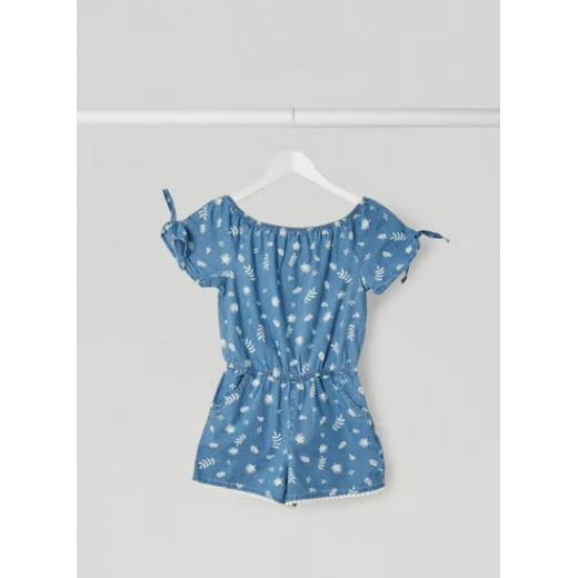 Cool Club Short Sleeved Blouse, Blue Color