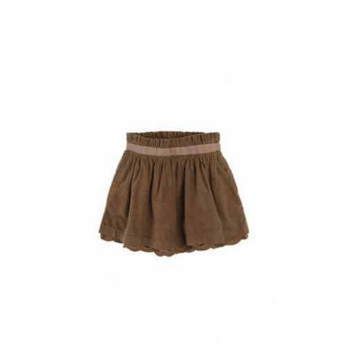 Cool Club Skirt, Brown Color