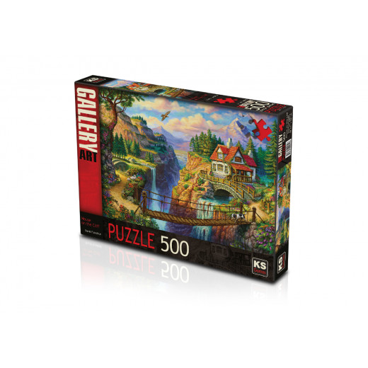 Ks Games Puzzle, House on the Cliff Design, 500 Pieces