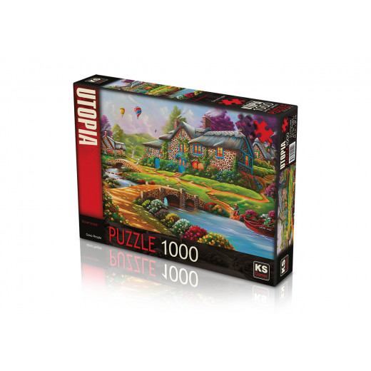 Ks Games Puzzle, Dream Scape House Design,1000 Pieces