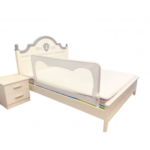 Baby Safe Bed Rail, White Color, 120 Cm